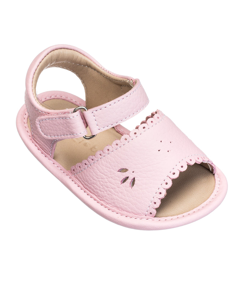 Sandal w/Scallop for Baby Rosado